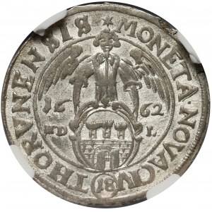 Jan II Kazimierz, ort 1662 HD-L, Toruń