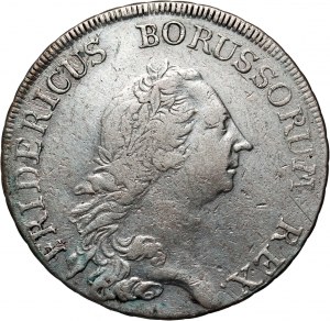 Německo, Prusko, Frederick II, tolar 1765 F, Magdeburg