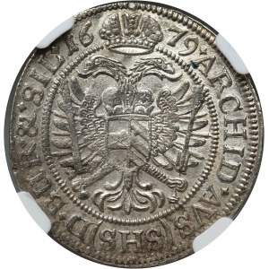 Slezsko pod rakouskou vládou, Leopold I., 6 krajcarů 1679 SHS, Wrocław