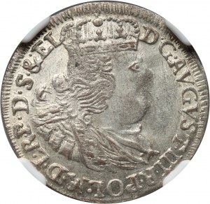 August III, sixpence 1763 REOE, Danzig