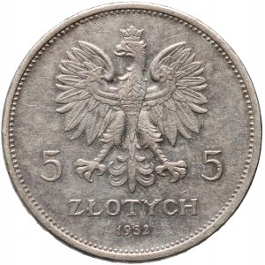II RP, 5 zloty 1932, Varsovie, Nike