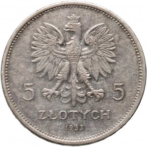 II RP, 5 złotych 1932, Warszawa, Nike