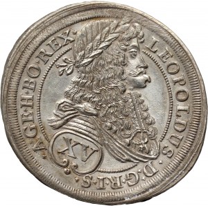 Austria, Leopoldo I, 15 krajcars 1693, Vienna