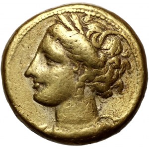 Cartagine, Zeugitania, 350-270 a.C., statere, elettrone