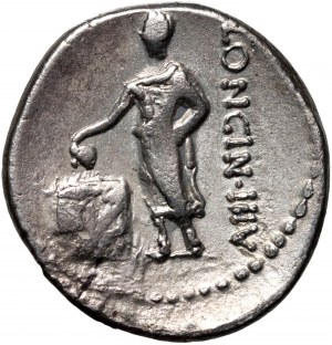 Römische Republik, L. Cassius Longinus 63 v. Chr., Denar, Rom