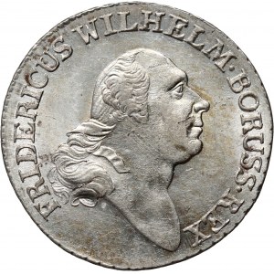Německo, Prusko, Fridrich Vilém II, 4 haléře 1797 A, Berlín