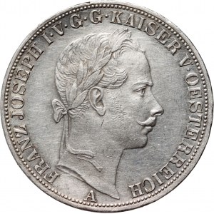 Autriche, François-Joseph Ier, thaler 1857 A, Vienne
