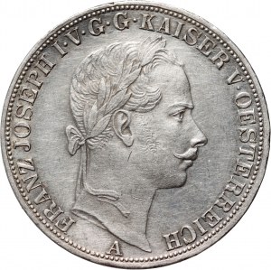 Autriche, François-Joseph Ier, thaler 1857 A, Vienne
