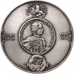 PRL, Seria królewska PTAiN, srebrny medal z 1983 roku, Stanisław Leszczyński
