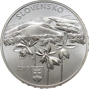 Slovensko, 20 euro 2010, Národní park Poloniny