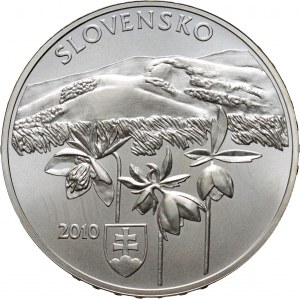 Slovaquie, 20 euro 2010, Parc national de Poloniny