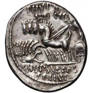 Römische Republik, M. Aemilius Scaurus Pub. Plautius Hypsaeus 58 v. Chr., Denar, Rom