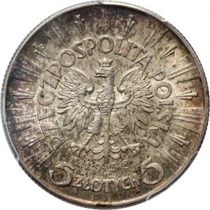 II RP, 5 zloty 1938, Warsaw, Józef Piłsudski