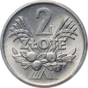 PRL, 2 Zloty 1959, Warschau, Jagody