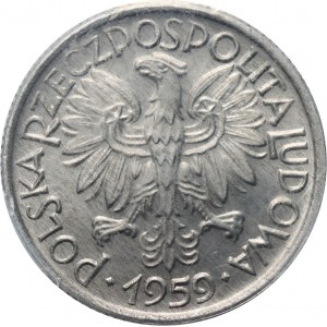 PRL, 2 Zloty 1959, Warschau, Jagody
