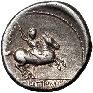 République romaine, Pub. Crepusius 82 BC, denarius, Rome