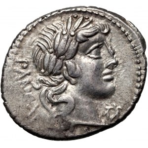 Roman Republic, C. Vibius Pansa 90 BC, Denar, Rome