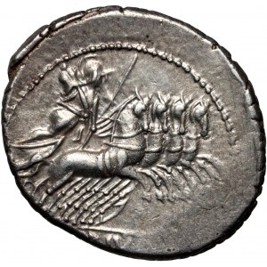 République romaine, C. Vibius Pansa 90 BC, denarius, Rome
