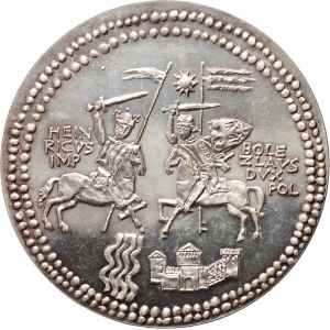 Polská lidová republika, Královská řada PTAiN, stříbrná medaile 1975, Bolesław Krzywousty
