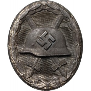 Nemecko, Tretia ríša, Strieborný odznak za zranenie, Carl Wild, Hamburg