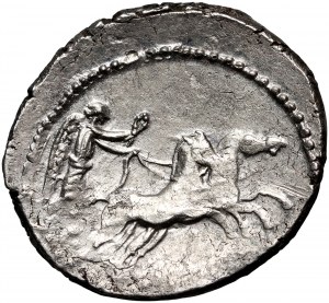 Roman Republic, T. Carisius 46 BC, Denar, Rome