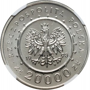 III RP, 20000 gold 1993, Łańcut Castle, SAMPLE, nickel