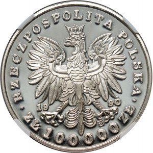 Third Republic, 100,000 gold 1990, Small triptych, Tadeusz Kosciuszko