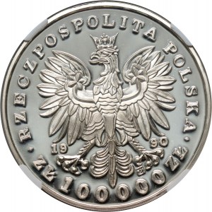 III RP, 100000 złotych 1990, 