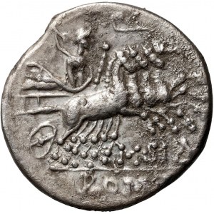 Republika Rzymska, Q. Curtius M. Silanus 116/115 p.n.e., denar, Rzym