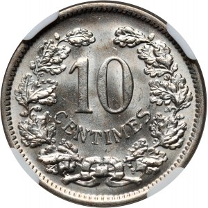 Luxembursko, Adolf, 10 centimov 1901