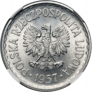 PRL, 1 zloty 1957