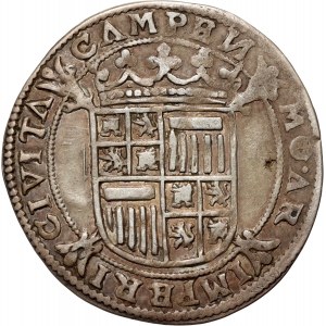 Pays-Bas, Kampen, 6 stuiver (1611-1619), avec la titulature de Matthias Ier