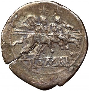 République romaine, Campanie, Anonyme 214 BC, quinaire de la série la plus ancienne, Cales( ?)