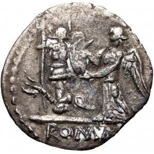 Repubblica Romana, C. Egnatuleio 97 a.C., Quinario, Roma