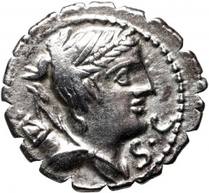 Roman Republic, Ti. Claudius Ti. Nero 79 BC, Denar Serratus, Rome