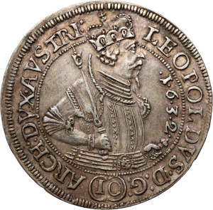 Autriche, Leopold V, 10 krajcars 1632, Hall