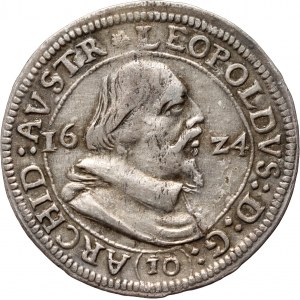 Austria, Leopold V, 10 Kreuzer 1624, Hall