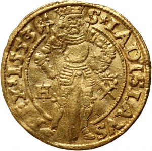 Węgry, Ferdynand I, goldgulden 1553 H, Nagyszeben
