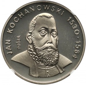 People's Republic of Poland, 100 gold 1980, Jan Kochanowski, SAMPLE, nickel