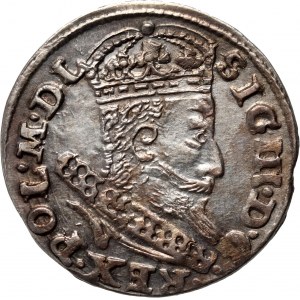 Sigismund III Vasa, trojak 1607, Krakow