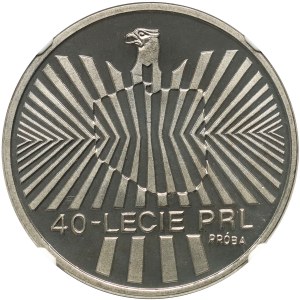 PRL, 1000 zloty 1984, 40° anniversario della PRL, PRÓCE, nichel