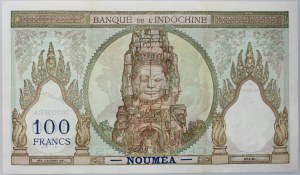 Frankreich, Neukaledonien, 100 undatierte Francs (1937-1963), Serie T