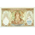 Frankreich, Neukaledonien, 100 undatierte Francs (1937-1963), Serie T
