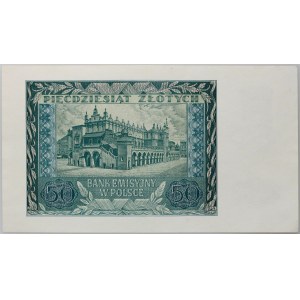 Štátna správa, 50 zlotých 1.03.1940, séria D