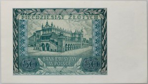 Governo generale, 50 zloty 1.03.1940, serie D