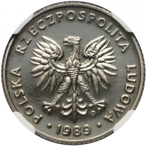 PRL, 10 zloty 1989, PRÓBA, nichel