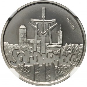 Dritte Republik, 20000 Zloty 1990, Solidarität, SAMPLE, Nickel