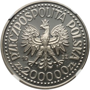 III RP, 200000 złotych 1992, Stanisław Staszic, PRÓBA, nikiel