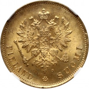 Finlande, Alexandre II, 10 marques 1881 S, Helsinki