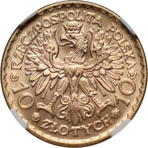 II RP, 10 zloty 1925, Varsovie, Bolesław Chrobry